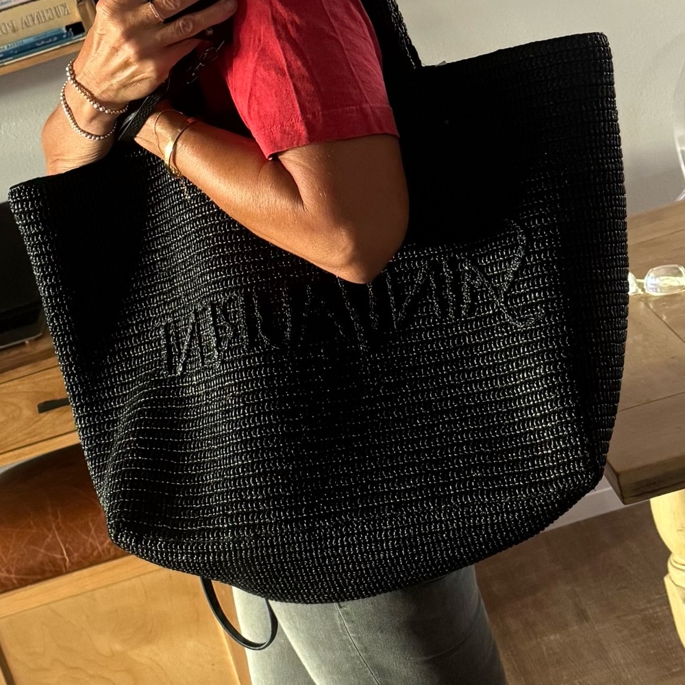 Authentic Saint Laurent Rafia Tote